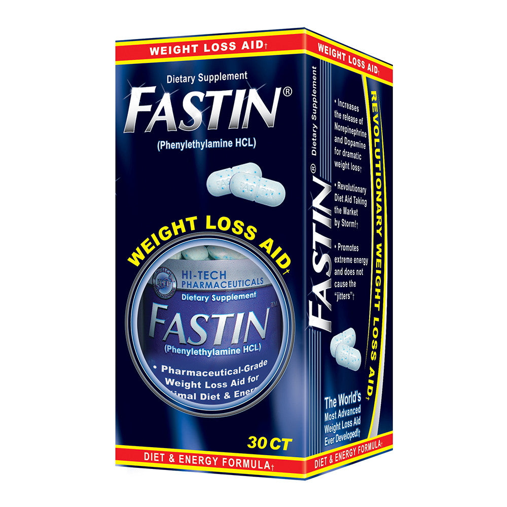 Fastin Rapid Fat Loss Aid Dietary Supplements Tablet, 30 Ea